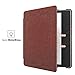 MoKo Case Fits All-New Kindle Oasis (9th and 10th Generation ONLY, 2017 and 2019 Release), Slim Fit Premium PU Leather Protective Cover with Auto Wake/Sleep - Vintage Style