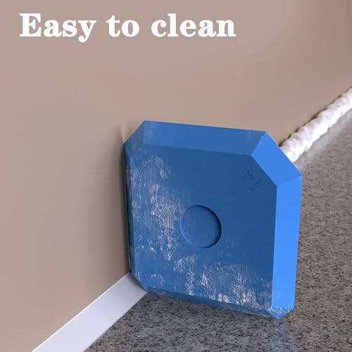 10 Stück Silikon Abzieher, Silikonfugen Abzieher, Praktisch Einfach zu Bedienen Fugenglätter Silikon, Kit Fliesenfugen Fugenabzieher Tragbar für Küche Bad, Fliesen, Holz (Blau)