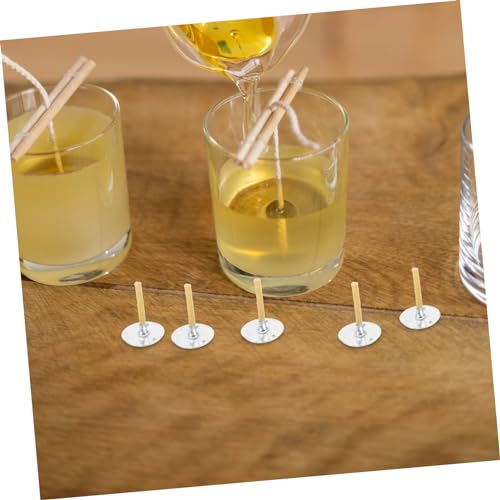Mechas para hacer velas de cera de abeja jojofuny 100 pcs miniatura 5