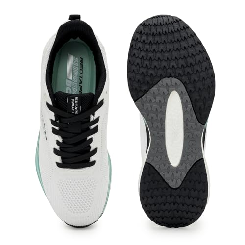 Image of Red Tape Women's Walking Shoes Black Black Mesh Round Toe Slipon