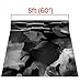 VViViD+ 2020 Edition Black Stealth Large Sized Pattern Camouflage Vinyl Car Wrap Roll (15ft x 5ft) Self Adhesive Film Air Release Technology, Scratch Resistance, Protective Liner, Bubble-Free
