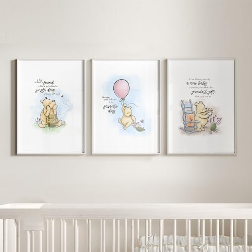 Classic Winnie the Pooh Nursery Decor Nursery Wall Art