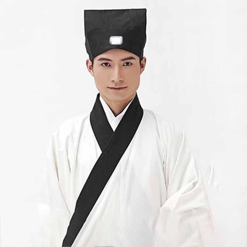Ancient Chinese Poet's Hat Tang Dynasty Scholar's Hat Adult Headwear Performance Prop Costume Headwear