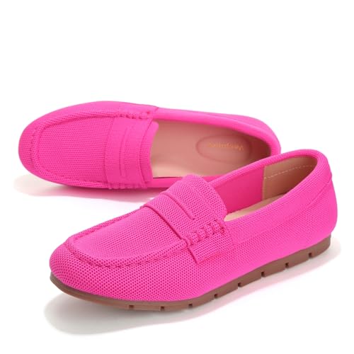 Image of Vespiero Loafers for Women Comfortable Slip on Work Flats Shoes Womens Dressy Casual Walking Shoes
