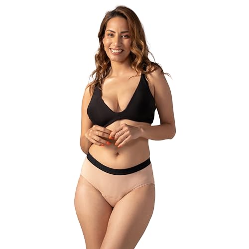 Image of Mahina Cotton Period Panty for Girls & Women - Beige, No Pads Required, Mid-Waist, Reusable, Leakproof, No Rashes