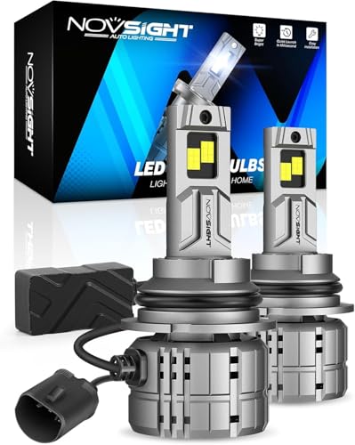 Image of NOVSIGHT 9007 Fog Bulbs 88000LM, 900% Ultra Bright 9007 Fog Bulbs, Pack of 2