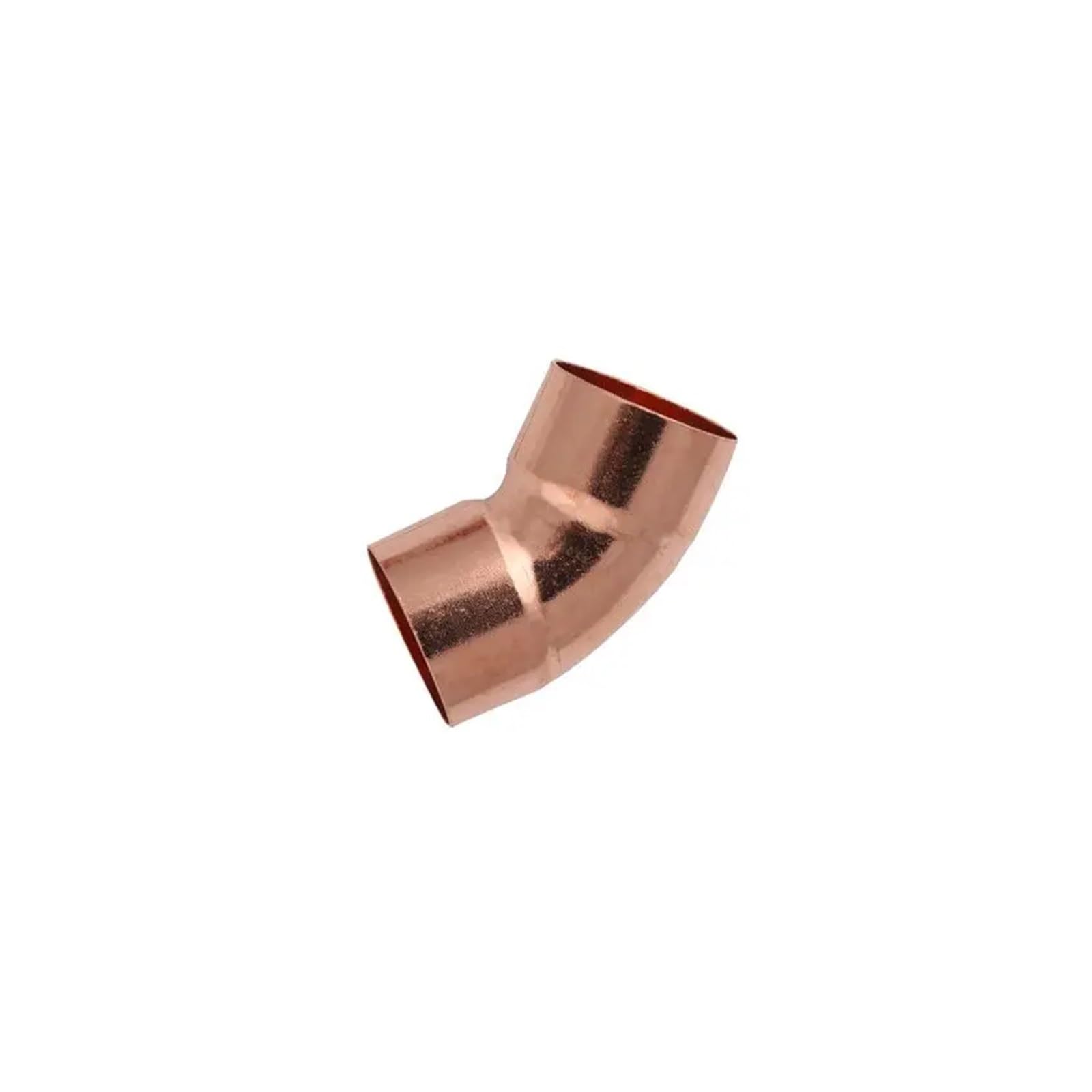 Accesorio de cobre de 9,52 mm a 50,8 mm, codo de 45 grados, conector de tubería de soldadura de doble toma, for acondicionamiento y refrigeración(42mm)