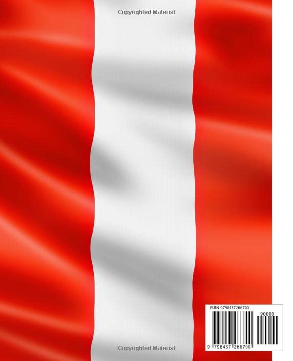 Self Expression "Austria" Composition Notebook: For School, Everyday, College, Teen, And Adult Fun Composition Notebooks, Comp Books, Wide Ruled Paper, 100 Sheets, 7.5 x 9.25 image 3