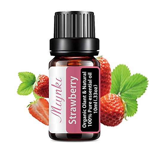 Passion Fruit Essential Oil And Strawberry Essential Oil Organic Plant & Natural 100% Pure Therapeutic Grade Oil Perfect For Diffuser, Humidifier, Massage, Aromatherapy, Skin & Hair Care-2X10Ml #TOP1