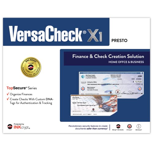 Image of VersaCheck HP DeskJet 4155 MXE MICR All-in-One Printer Presto Printing Software Bundle White