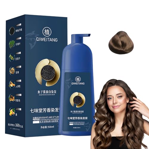 Zhihuashi Plant-Based Hair Dye Cream Chestnut Brown 1