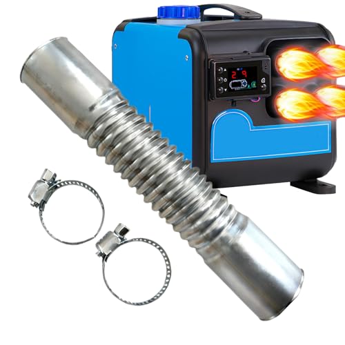 Air Parking Heater Exhaust Pipe Tube, Stainless Steel Construction, 15cm,