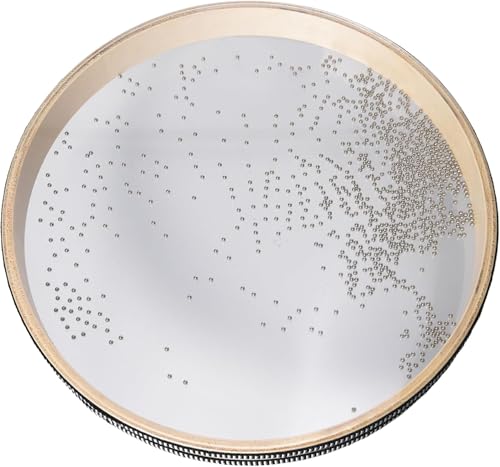 ZenSounds Ocean Drum|10 Inch Natural Sound Healing Instrument with Hardwood Shell & Wave Beads|Meditation, Music Therapy,Relaxation for Adults & Kids|Water Wave Sound Effects for Yoga, Stress Relief