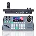 Tenveo Controller Telecamera PTZ Joystick 4D Schermo LCD 5 Pollici Anteprima in Tempo Reale Controller Tastiera IP NDI PoE per Chiesa Riunioni Formazione Supporto VISCA PELCO-D/P RS232 RS422 RS485 immagine