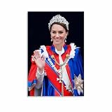 Catherine Princess of Wales, Princess Kate Art Portrait Posters (1) Canvas Painting Wall Art Poster for Bedroom Living Room Decor 08x12inch(20x30cm)