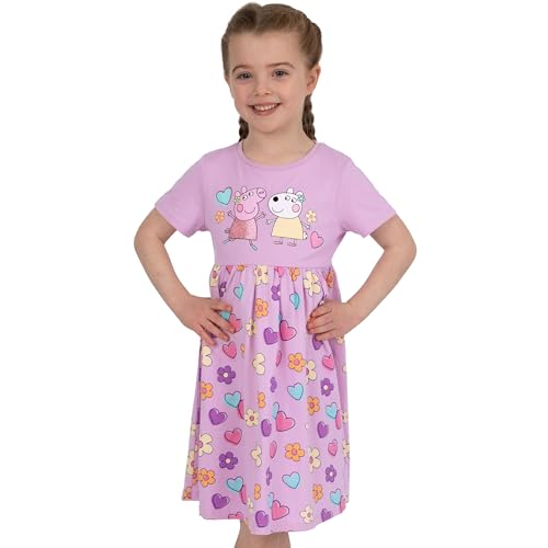 Peppa Pig Dress | Cotton Girls Dress | Short Sleeve Dresses for Girls | Kids Dresses2
