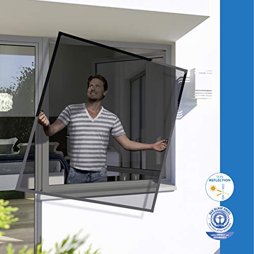 Windhager Zonwering glasvezelweefsel, insectenwerende hor, insectenwerende stof, bescherming tegen zonlicht, 140 × 150… - Image 4