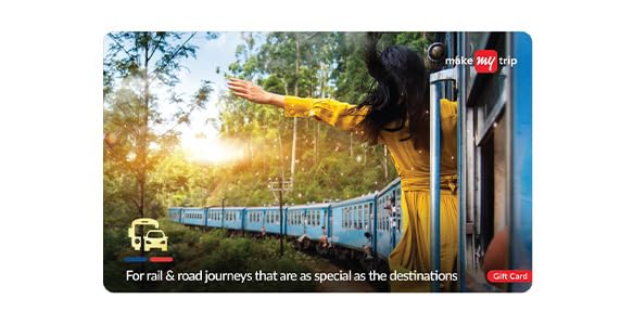 Image of MakeMyTrip Rail |E-Gift Card |Instant Delivery | Valid for online purchases | 1 Year Validit