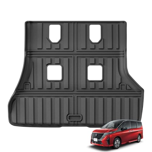 ZUNDUO 新型 セレナ C28 e-POWER 7人乗り ルキシオン 専用 3Dラゲッジマット 2023年4月〜現行 SERENA c28 e-power LUXION ハイブリッド 車用 トランクマット ラゲッジトレイ TPE素材 防水 耐汚れ 耐久