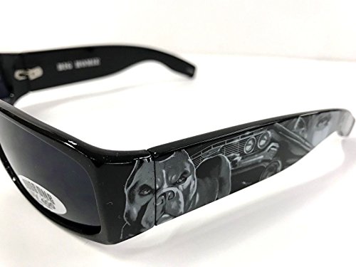 Shades Pit Bull Impala Black Grey Sunglasses California Lowrider Style2