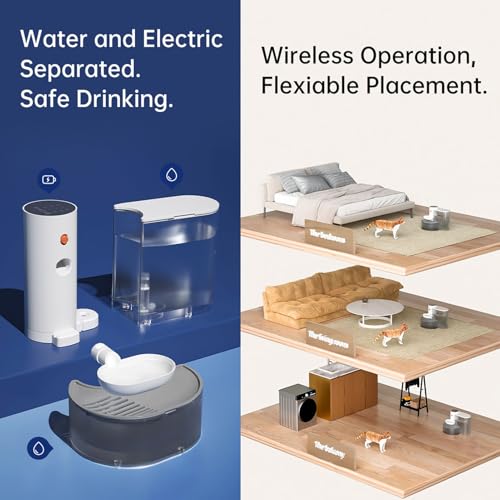 Fuente de agua automática para gatos y perros 3000 ml miniatura 6
