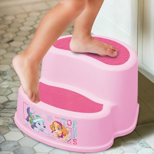 M7 Packaging Marchepied à 2 niveaux antidérapant pour dressage de toilettes pour les tout-petits, chiens et enfants – vue 2
