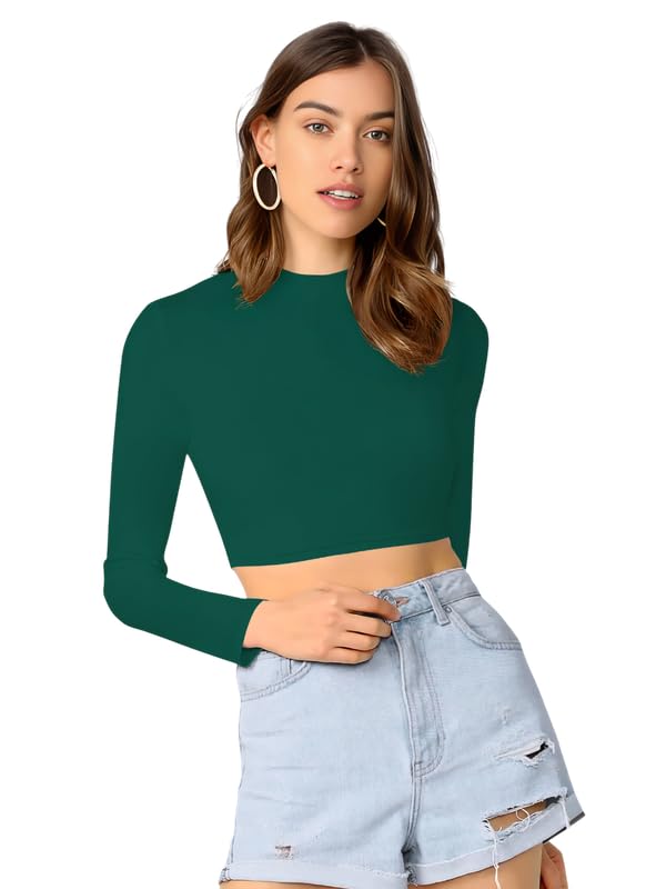 トップス VOWWS 'Beautiful Dream' Long Sleeve Dream Beauty Fashion Women's Full Sleeve Mock Neck Printed