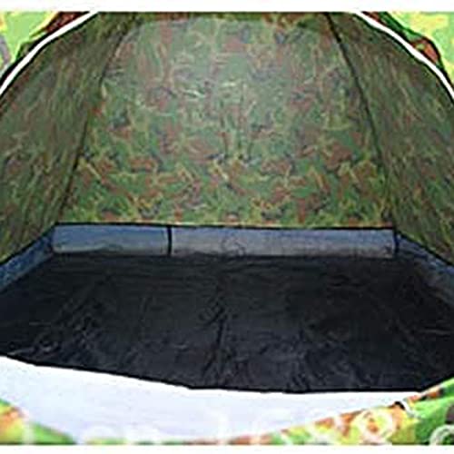 Carpa camuflada impermeable para 3-4 personas azul miniatura 3