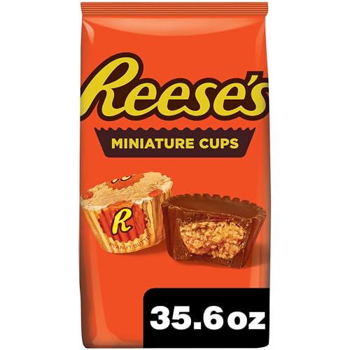 REESE'S Miniatures Milk Chocolate Peanut Butter Cups, Valentine's...