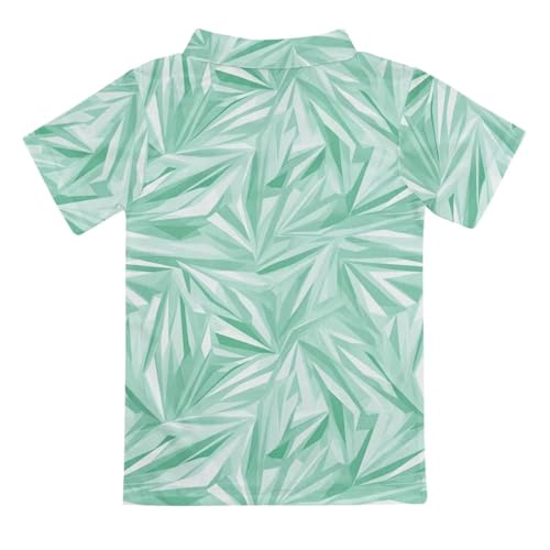 Kids Polo Shirt Cute Graphic Comfortable Short Sleeve Hawaiian Shirt for 3-12 Years Boys2