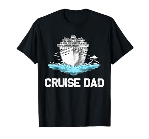 Divertente regalo da crociera per papà, papà, carnevale, viaggio in crociera Maglietta