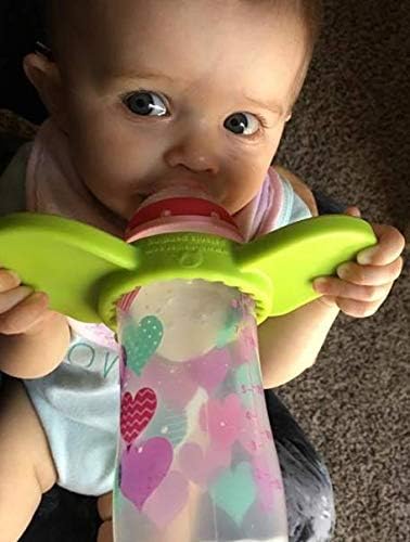 Floppy Elephant Teether & Bottle Holder - 2 Pack for Twins