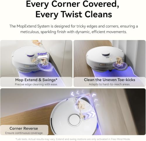Image of NARWAL Freo X10 Pro Robot 2-in-1 Vacuum and Mop, 11000Pa Suction, EdgeReach Mopping, Zero Tangle Technology, Self-Emptying with De-Tangling Side Brushes