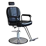 BeautyStar Salon Furniture Haircut Chair for All Purpose Barber Shave Hair Cutting Styling Shampoo...