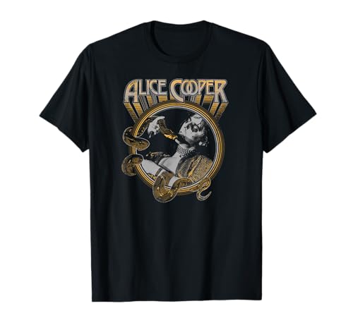 Alice Cooper Vintage Snake Camiseta