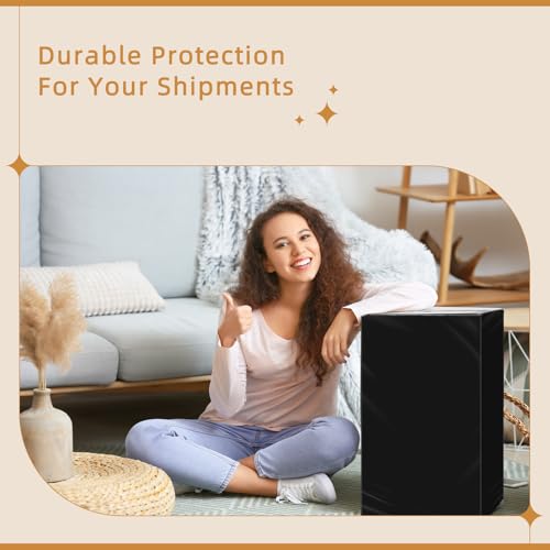 Image of Fuxury Extra Large Poly Mailers 24x36 inch 50 Pcs, 2.5mil Bulk Heavy Duty Shipping Bags for Clothing,Strong Adhesive Shipping Envelopes for Small Business Supplier,XL Poly Mailing Envelopes Black