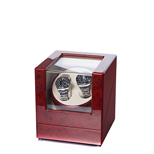 Raoul U.Braun Uhrenbeweger Classic für 2 Uhren Wurzelholz Cover