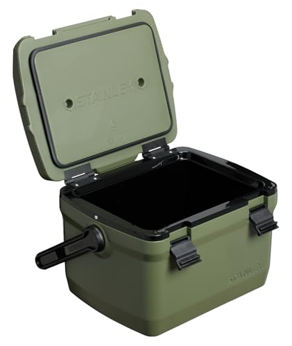 Image of Stanley Adventure Outdoor Cooler 7 qt | Heavy Duty Outdoor Camping Cooler with Easy Carry Top Handle | BPA-Free | Dried Pine