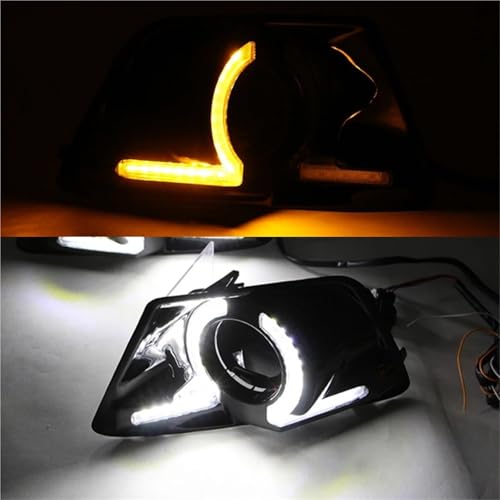 Luz Diurna Impermeable LED para Ford Ecosport 2014 con Intermitentes Dinamicos 4