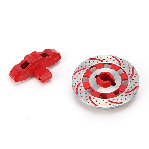 with 4 Accessory Rc Accessory Rc Brake Disc for Making Your Remote Control Car Look Cooler (Red)