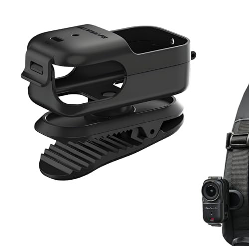 SHEAWA for DJI Osmo Nano クリップマウントホルダー バックパッククリップ 360度回転 横置き 縦置き サメの歯 軽量 リュックサックに挟む アクセサリー