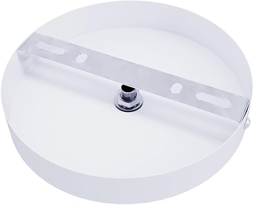 Miniatura 5 de Arturesthome Kit de luz blanca de 5.9 pulgadas para placa de techo rebobinado de un solo agujero con hardware, toldo de techo para iluminación