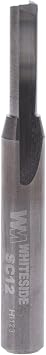 Whiteside Router Bits SC12 Straight Bit with Solid Carbide 3/16-Inch Cutting Diameter and 5/8-Inch Cutting Length