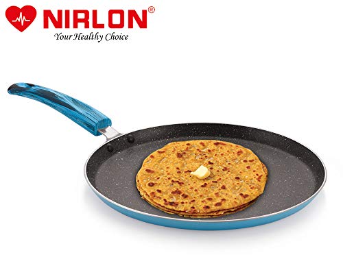 Image of Nirlon Blue Sea Non Stick Aluminium Flat Dosa Tawa