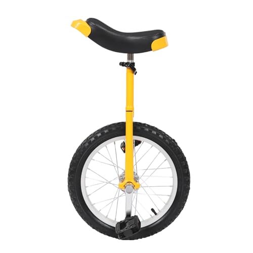 Image of DYNAMI Unicycle with Excellent Steel Frame,Leakproof Tire,Adjustable Height,Curved PU Seat,Mute Bearing,Anti-Slip Designs,for Outdoor Sports Fitness Exercise