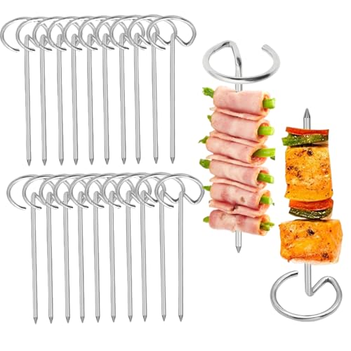 Ouliget Stainless Steel Kebab Skewers &ndash; 18 pcs 4