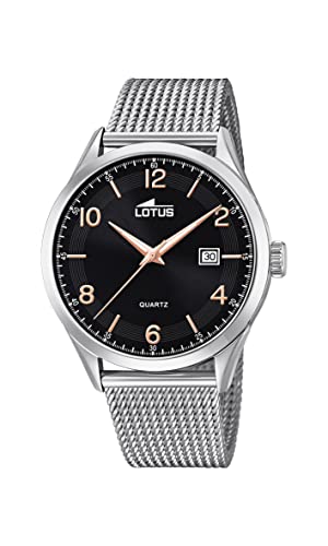 Montre homme acier Lotus 18631/4 argente pour le bureau et le sport