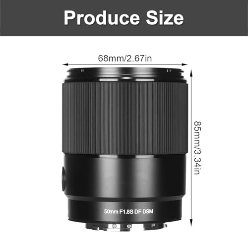 Enfoque automático rápido en lente de 50 mm 1.8S para retratos nítidos con cámaras A6300 2