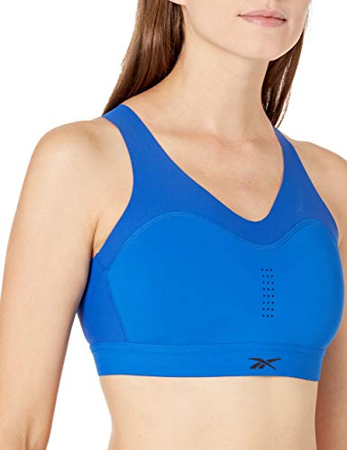Reebok Women's PureMove Sports Bra, Humble Blue X, Medium/Large