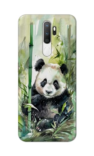 Image of Printed Hard Back Cover for Oppo A9 2020 Back Cover (Panda -J1) -190724(EA)